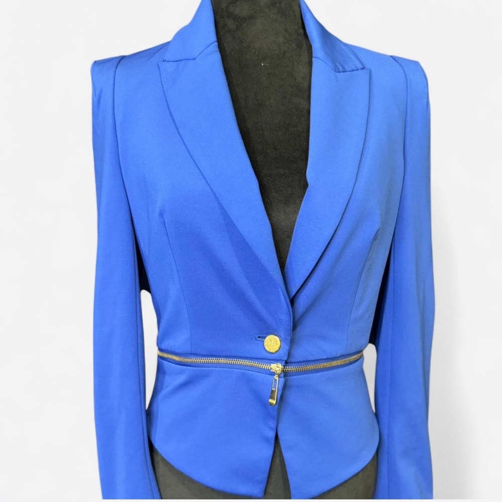 Forever 21 Royal Blue Blazer with Gold Accent
